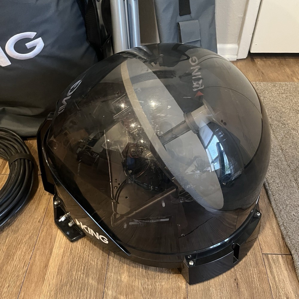 KING DISH Tailgater Pro | Stand | Carrying Case | 50' Coaxial Cable