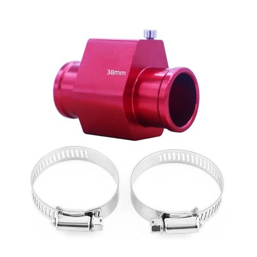 Universal Water Temp Joint Pipe Water Temp Temperature Joint Pipe 38mm Red