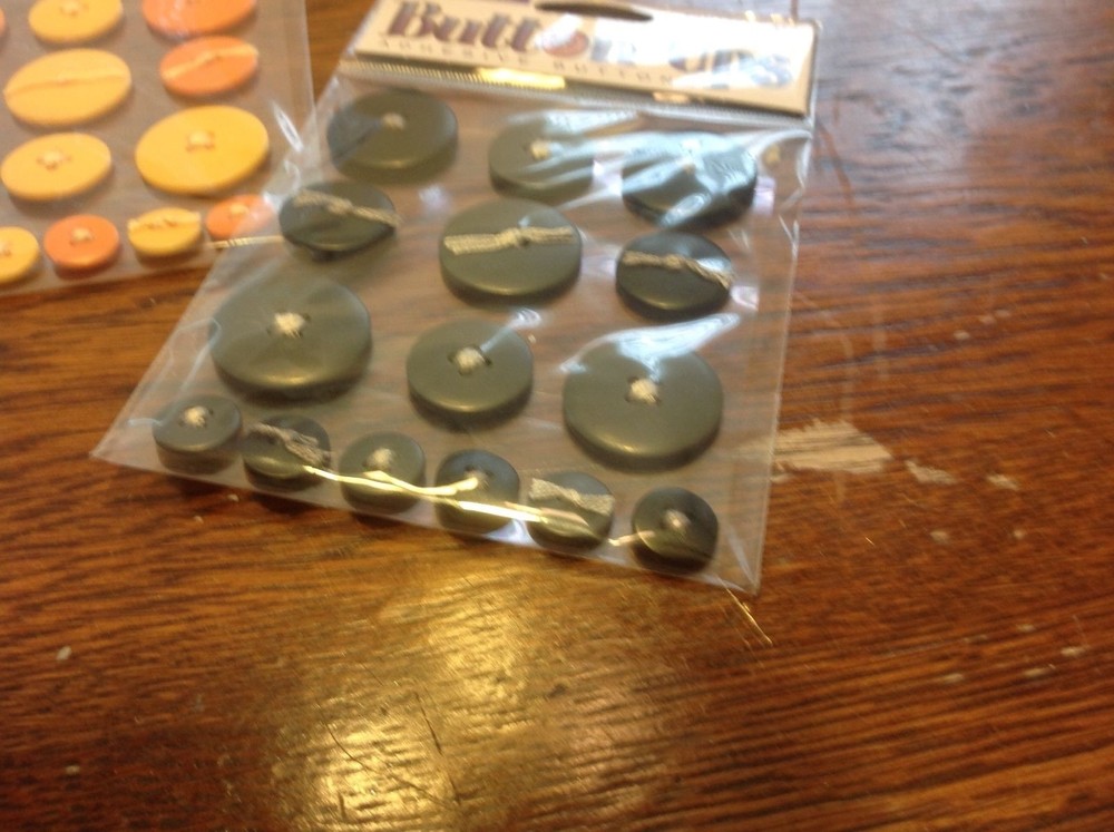 Scrapbooking embellishments buttons