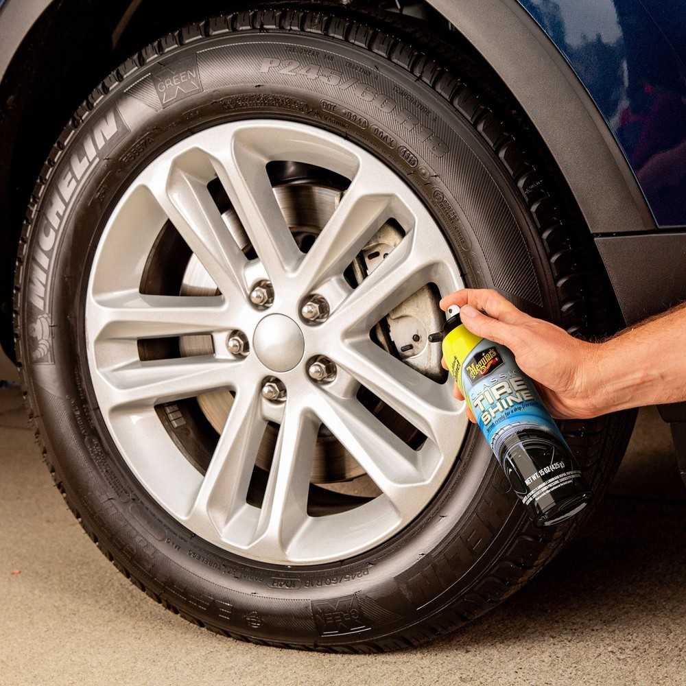 Meguiar's Classic Tire Shine Spray Cans, 15 oz, 3-pack