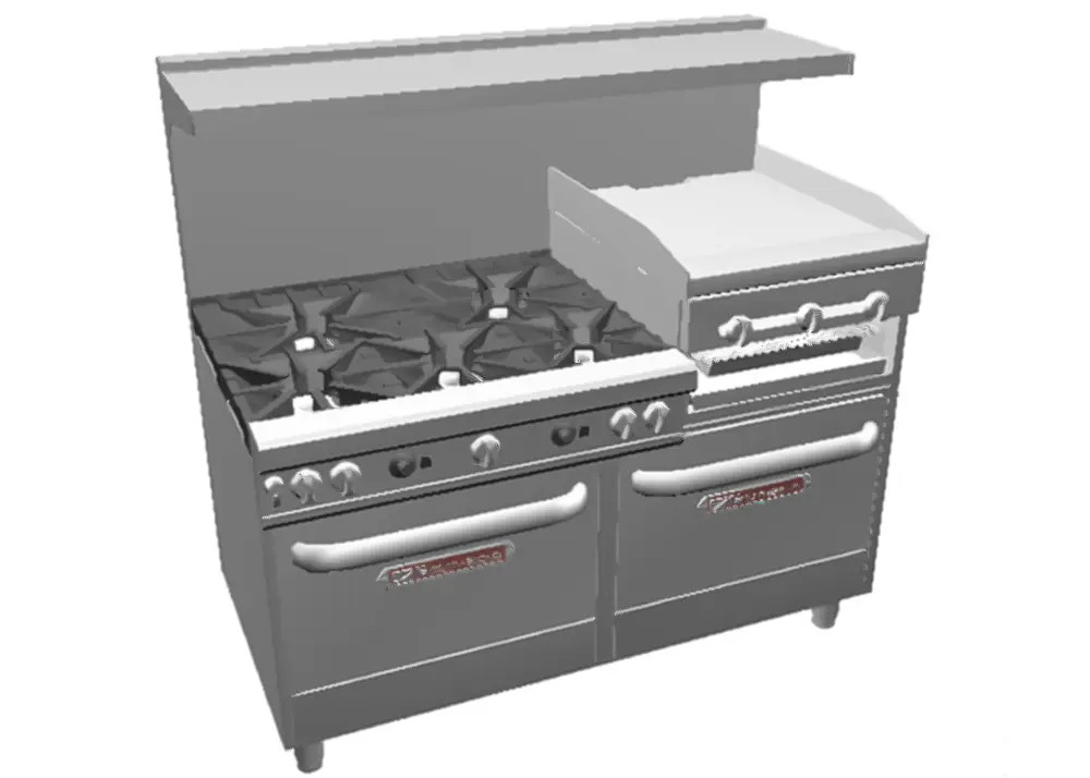 Southbend Ultimate 60" 5 Burner Range w/ Griddle/Broiler & 2 Std Ovens