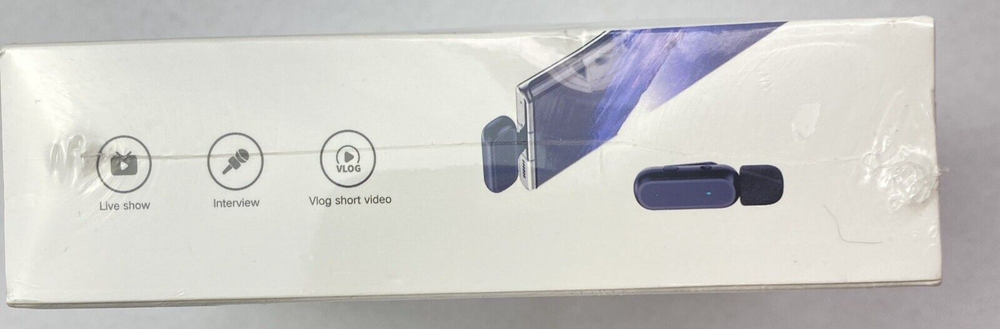 Wireless microphone single channel with charging case for iPhone lightning