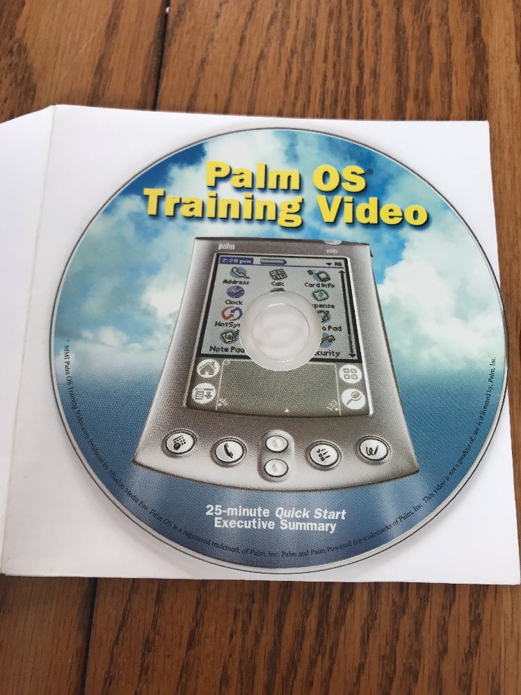 Palm OS Trainig Video 25-minute Quick Start Executive Summary Ships N 24h