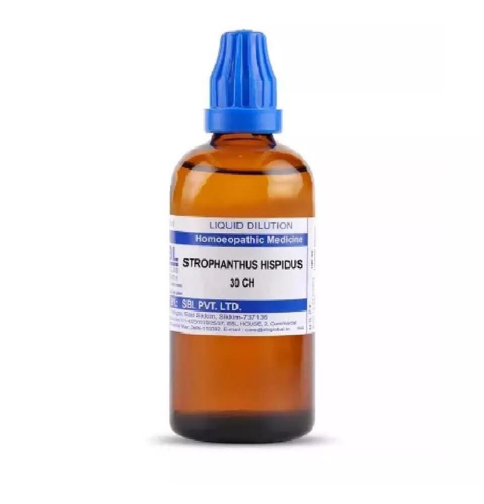 SBL Homeopathic Strophanthus Hispidus (30 ML / 100 ML) (Select Potency)