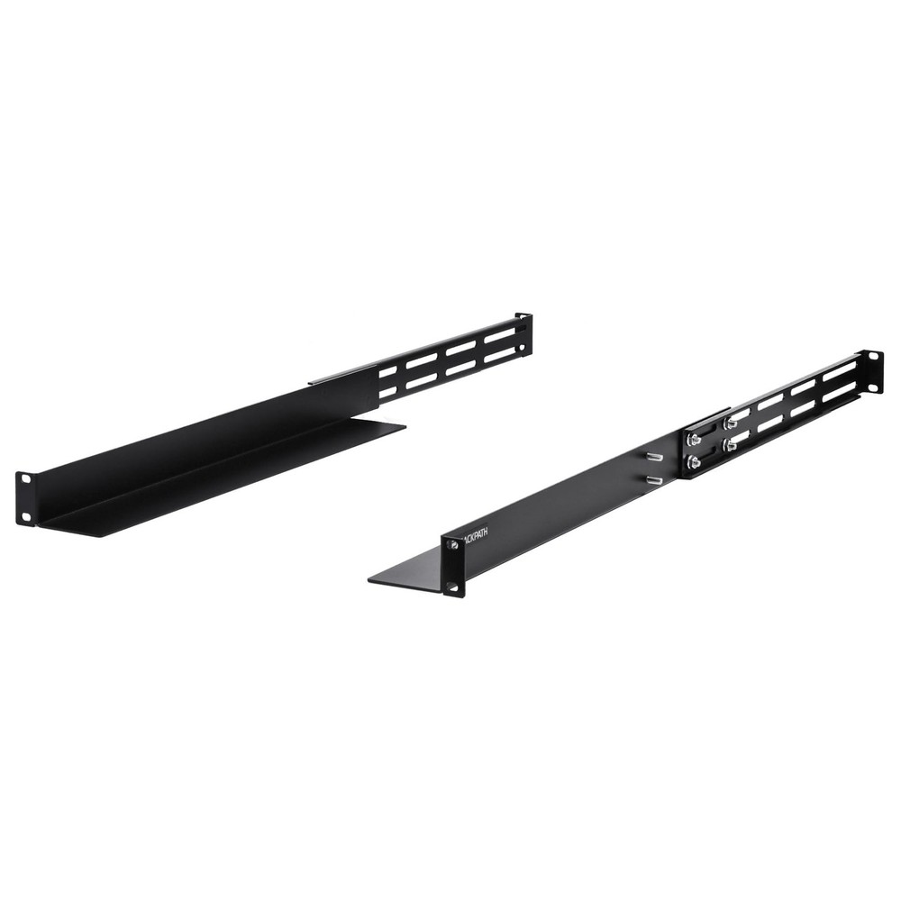 1U 4-Post Server Rack Rail, 20.2-32 Inch Adjustable Depth - 110lbs Capacity