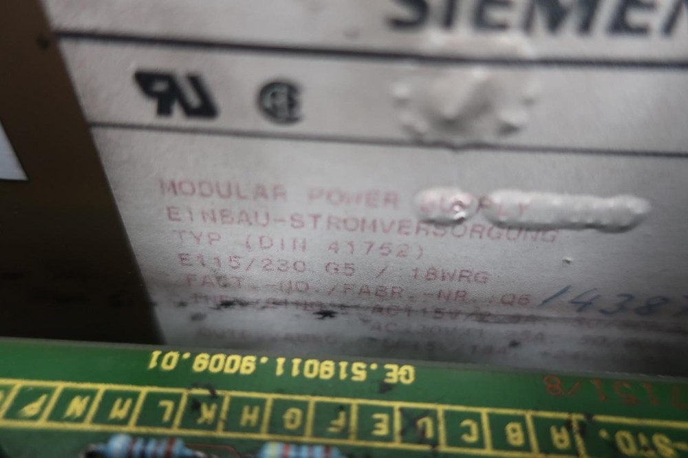 Siemens DIN 41752 Power Supply Module