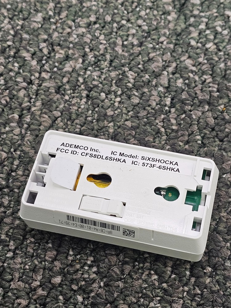 SIXSHOCK2A 3-Zone Wireless Shock Door and Window Sensor For ADT Command Security