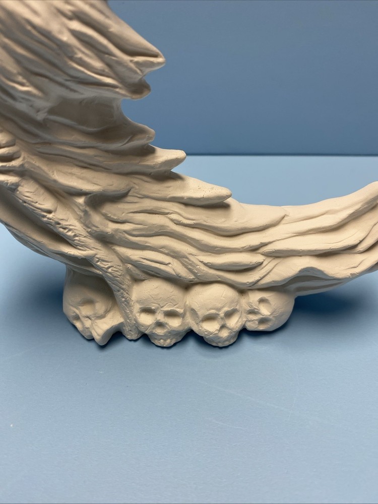 Moon Grim Reaper Ceramic Bisque Ready to Paint