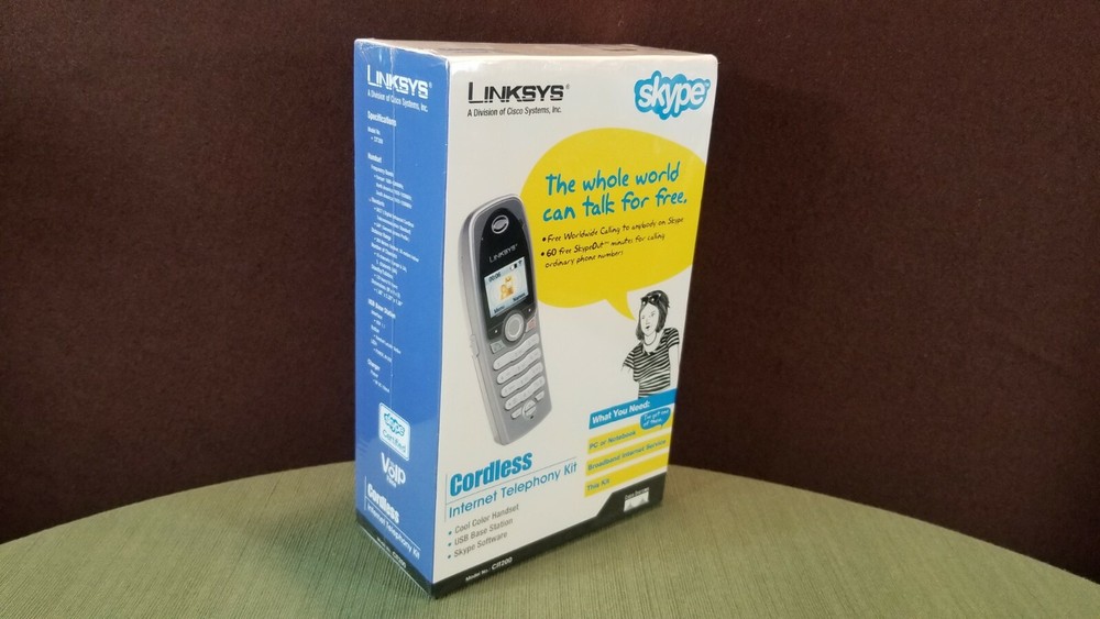 Linksys Skype Wireless Internet Telephone Kit CIT200