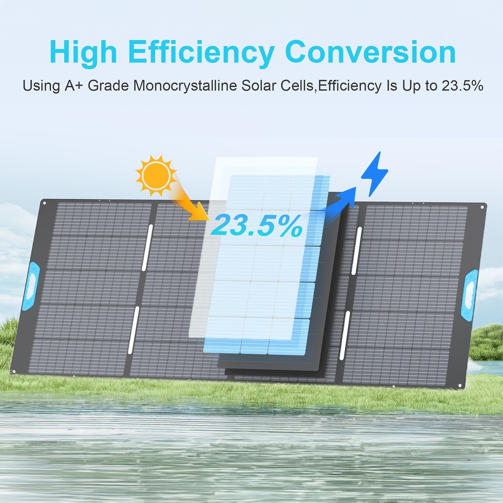 E-POWO 400W Solar Panel for Anker Jackery Ecoflow Power Stations Refurbished