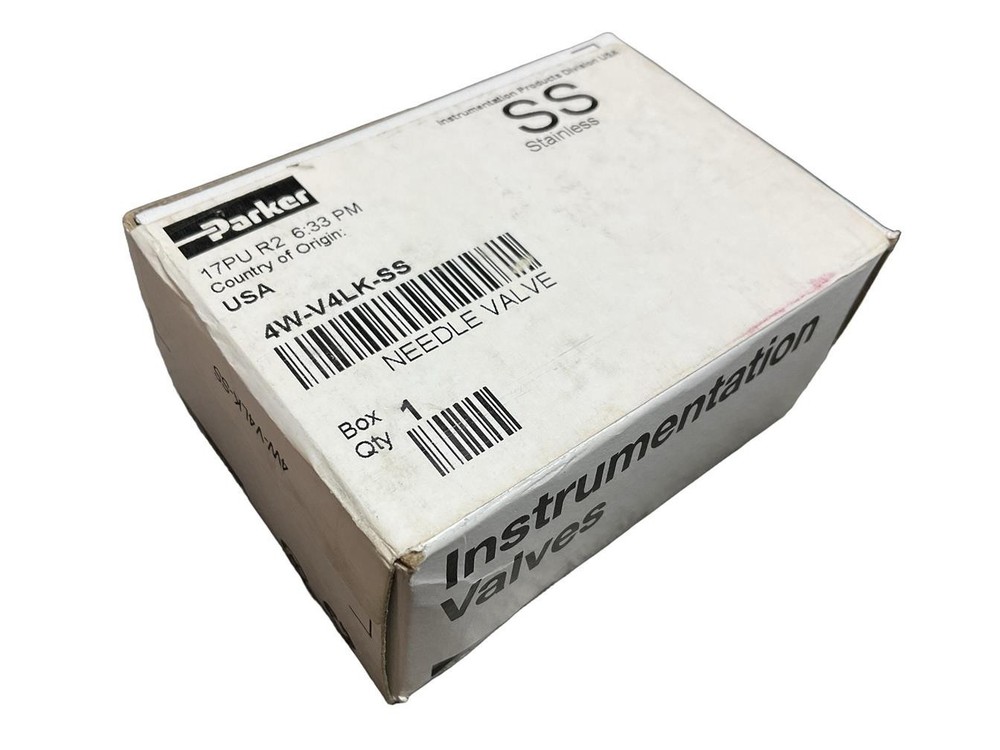 4W-V4LK-SS PARKER  V-SERIES NEEDLE VALVE
