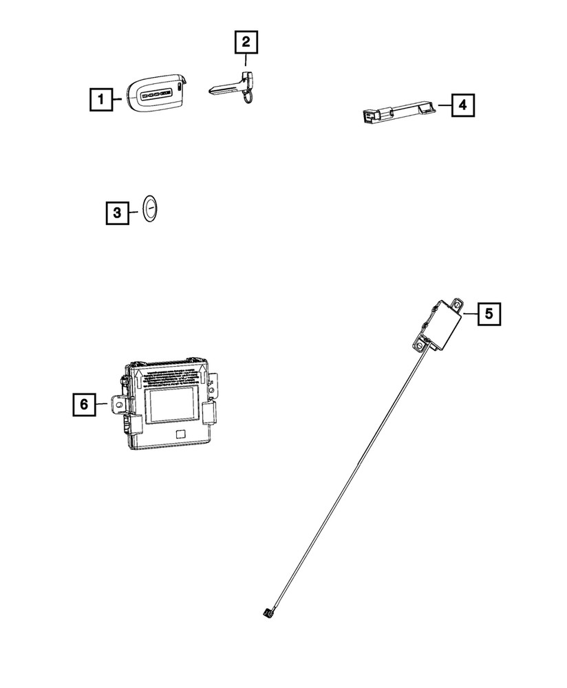 Genuine Mopar Hub Receiver 68240156AF
