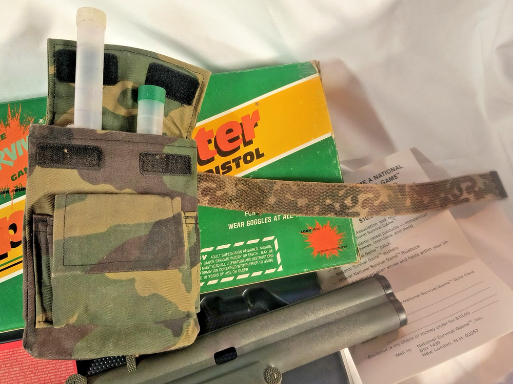 VINTAGE SPLATMASTER PAINTBALL GUN