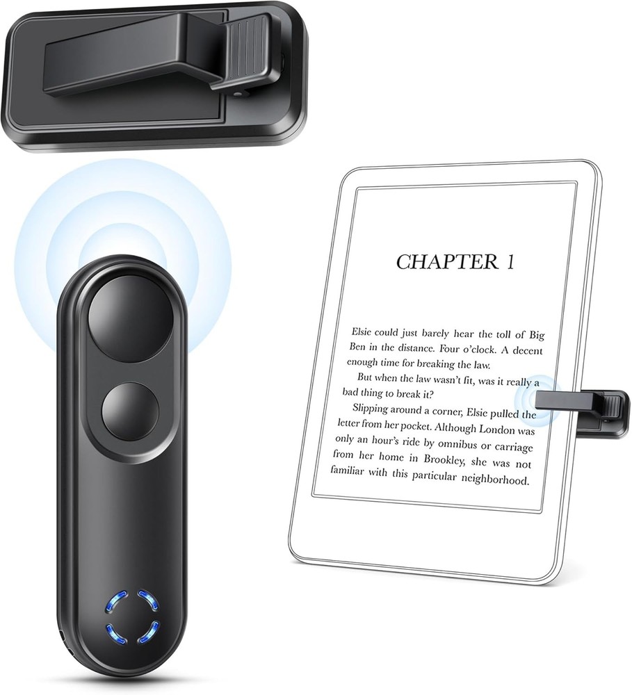 Page Turner Remote Control for Kindle, Clicker Page Turner for Paperwhite Kobo e