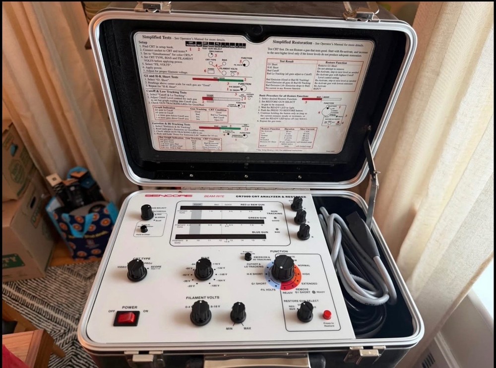 CRT Analyzer Sencore CR7000