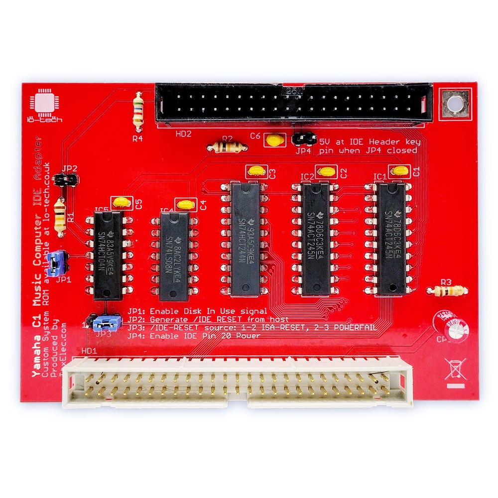 Lo-tech Yamaha C1 Music Computer IDE Adapter
