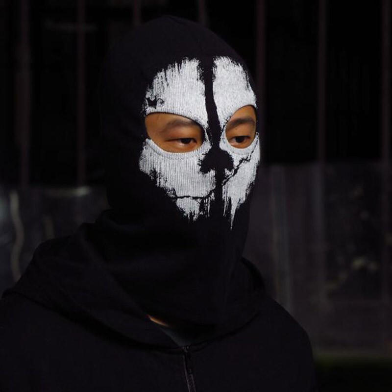 COD 19 : MW2 Ghost Logan's Skull Mask Balaclava Cosplay