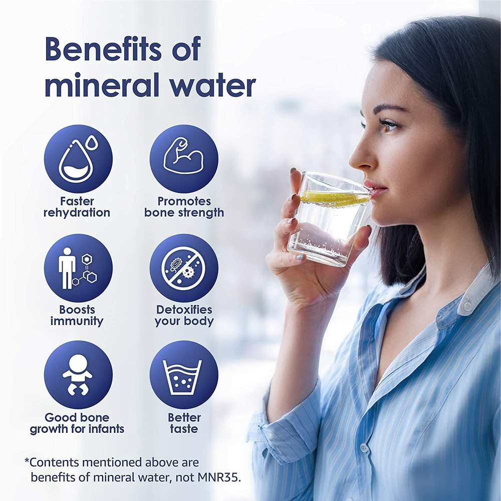 Waterdrop Remineralization Inline Water Filter, 1/4” Quick Connect Post Filter