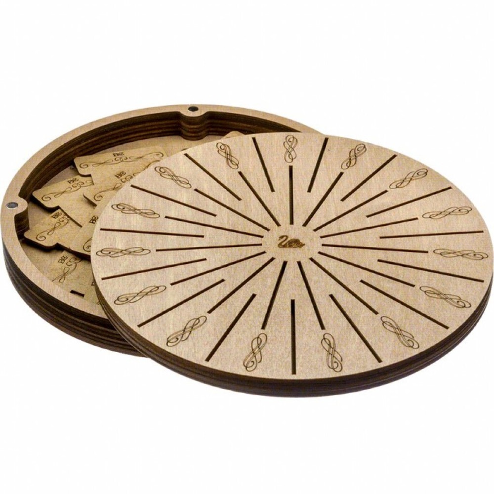 Plywood Needlework Box + 32 spools Needlework Organizer Thread/Floss organizer