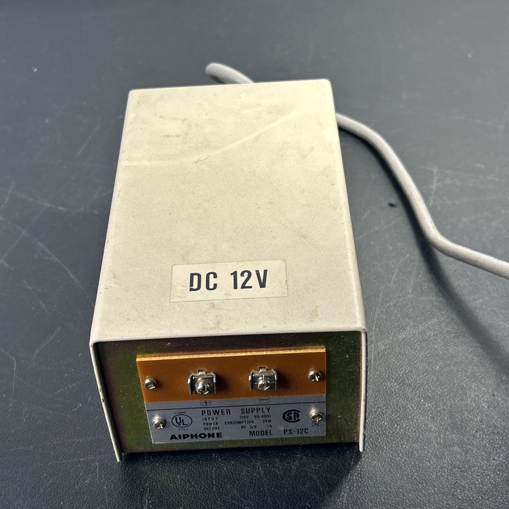 Aiphone PS-12C Power Supply 12VDC 1A