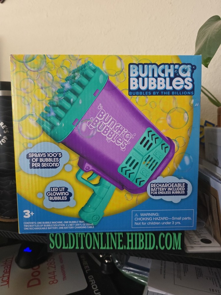 Bunch’a bubbles bubble gun
