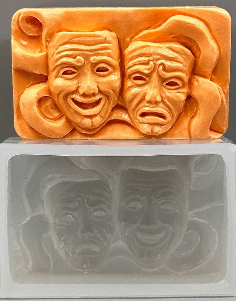 MASKS SILICONE MOLD  for soap making and other crafts