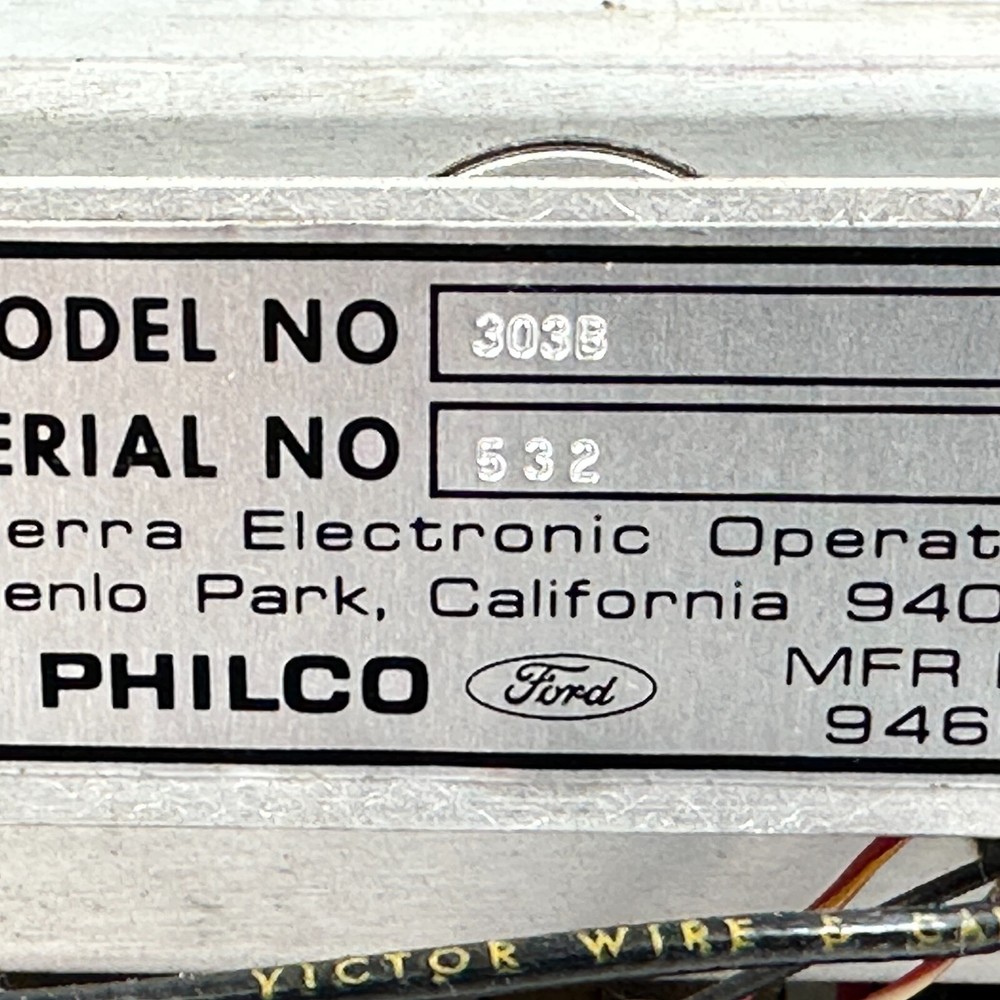 Philco Sierra 303B Frequency Selective Level Meter