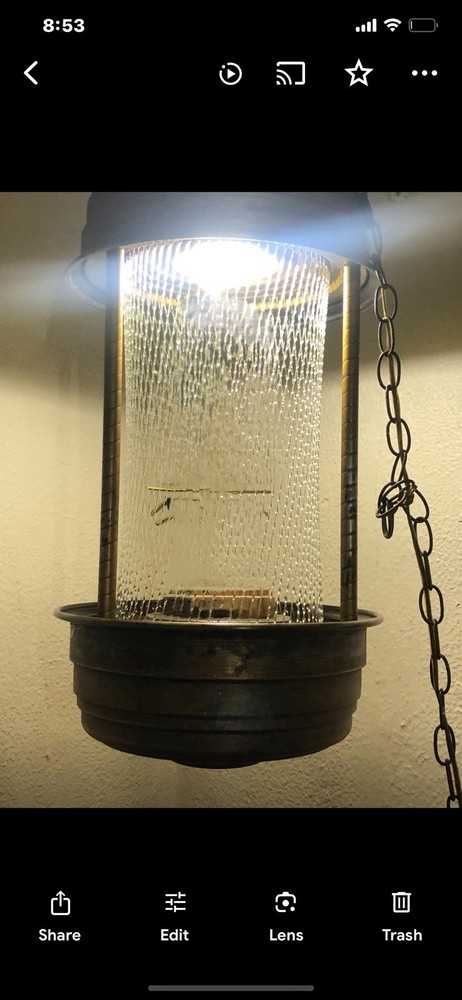 Oil rain lamp