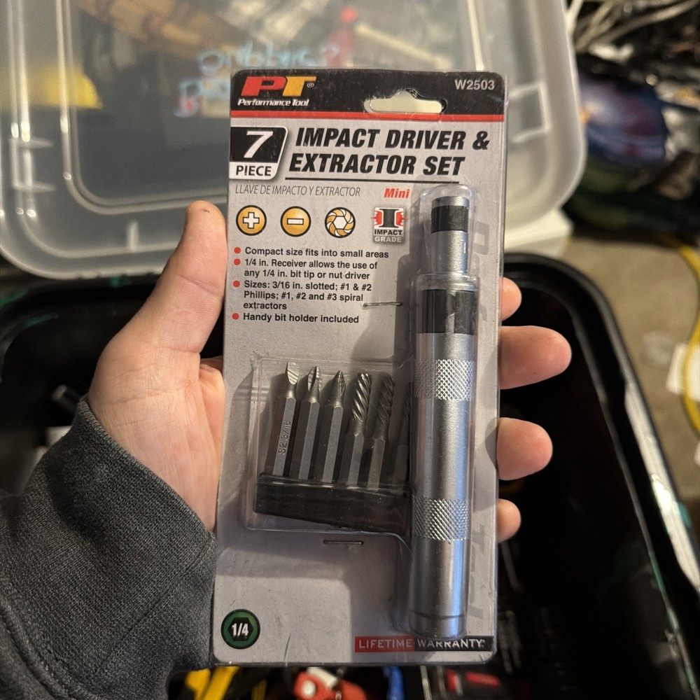 Performance Tool Impact Driver Tool 1/4" W2503