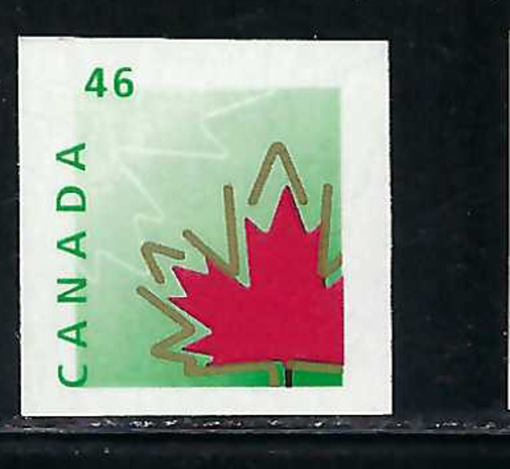 CANADA - SCOTT  1699 - VFNH  - FROM BOOKLET -  STYLIZED MAPLE LEAF - 1998