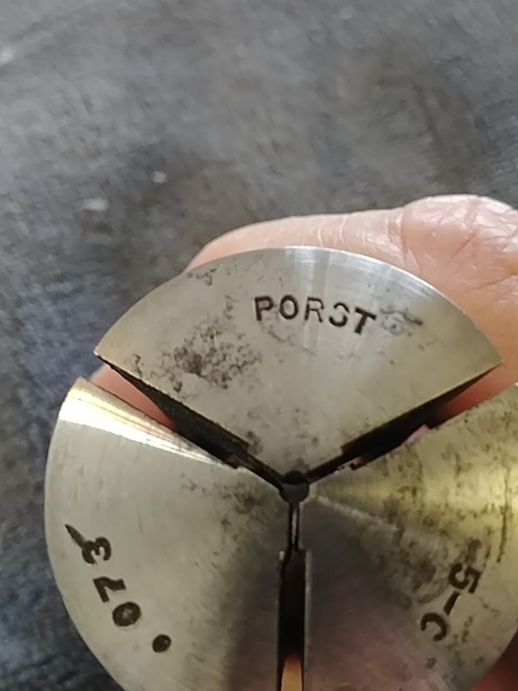 .073" 5C Round Collet External Threads Only, Forst brand