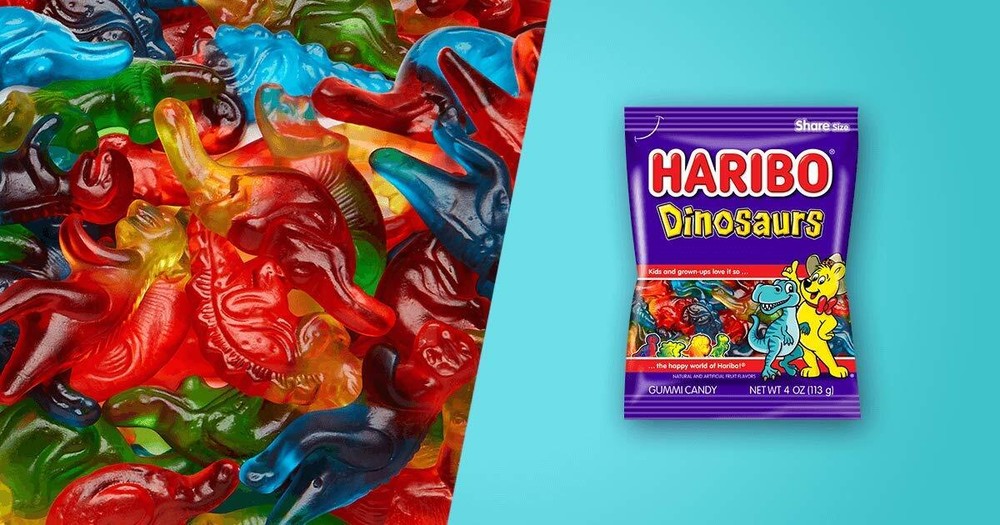 Haribo Gummi Dinosaurs 5 Oz