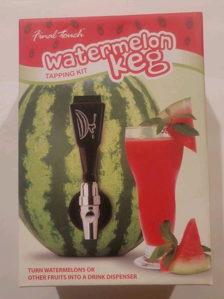 Watermelon Tapping Kit DIY Beverage Dispenser New Open Box
