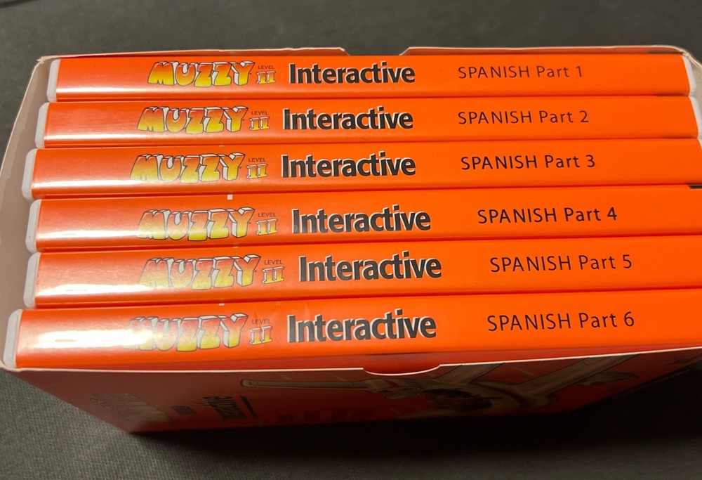 2 Sets BBC MUZZY INTERACTIVE CD-ROM Spanish Language Ed. 1-Sealed/1-Open L.v2