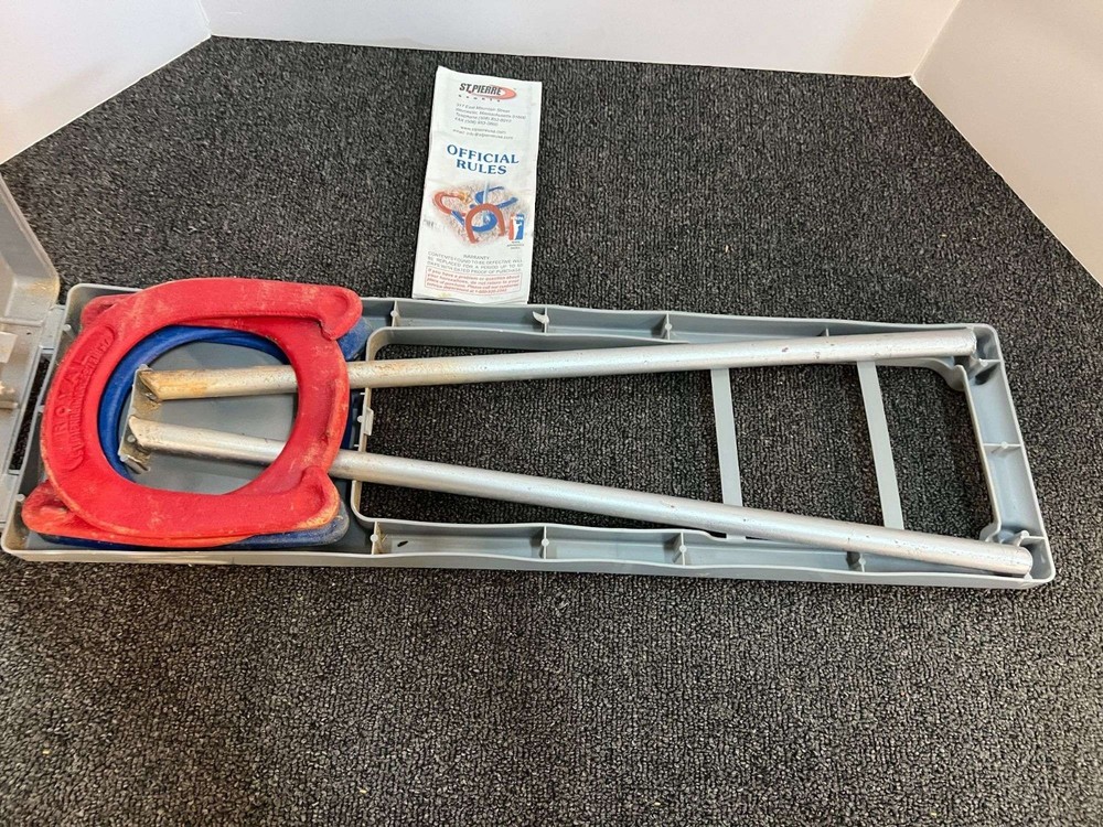 Complete Compact Royal Horseshoe Set with Case and Instructions
