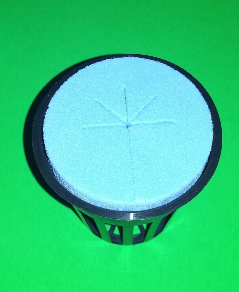 20 CLONE COLLAR INSERTS(green/orange) & 20 2" NET POT for HYDROPONIC GROW SYSTEM