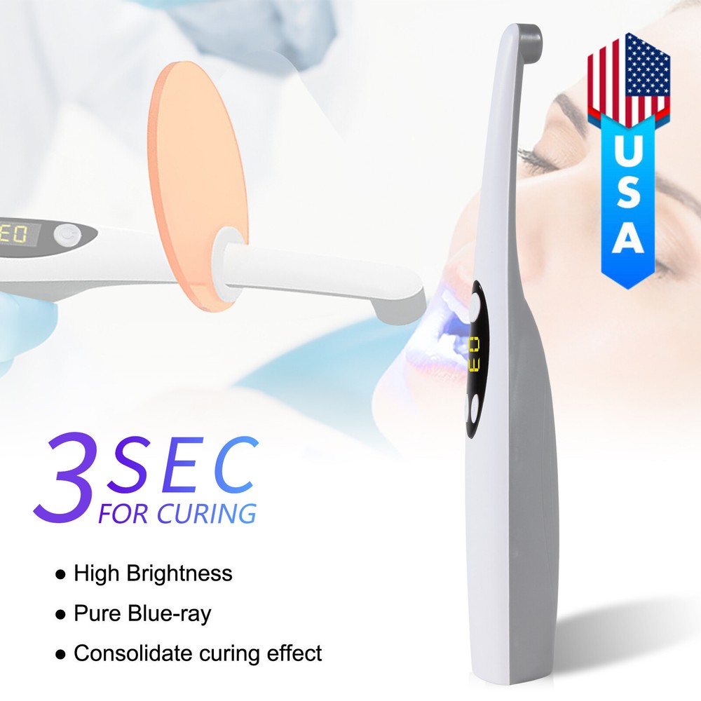 Dental Wireless Led Curing Light 3Second iLED Cure Lamp For Woodpecker DTE 3S MX