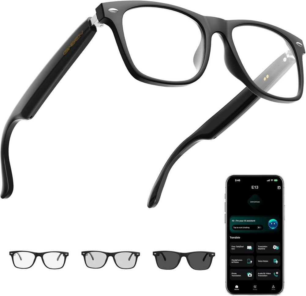 Multilingual Bluetooth Smart Glasses - 164 Languages
