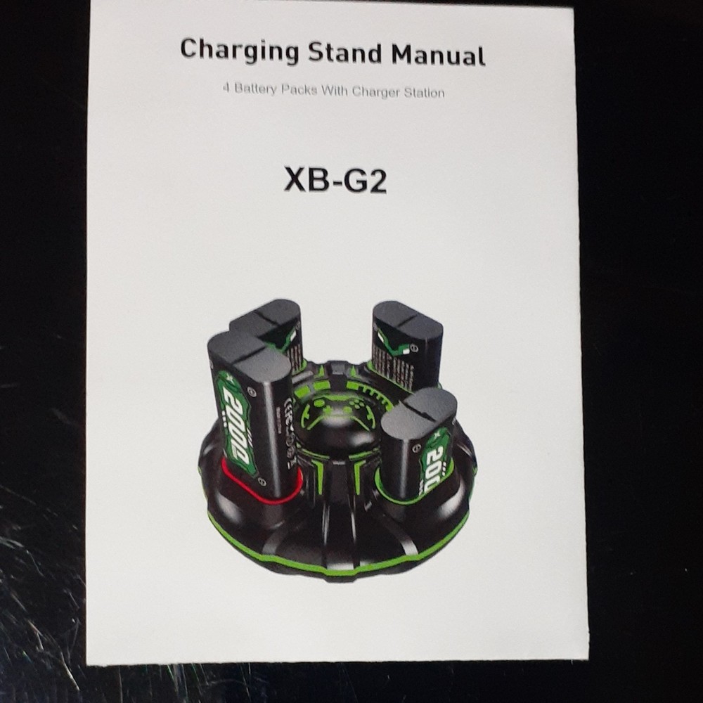 Battery Charging Station for Microsoft Xbox One/X/Elite Battery Controllers.