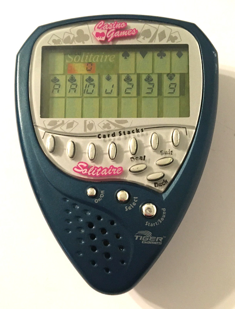 Tiger Games Electronic Solitaire Handheld Personal Game