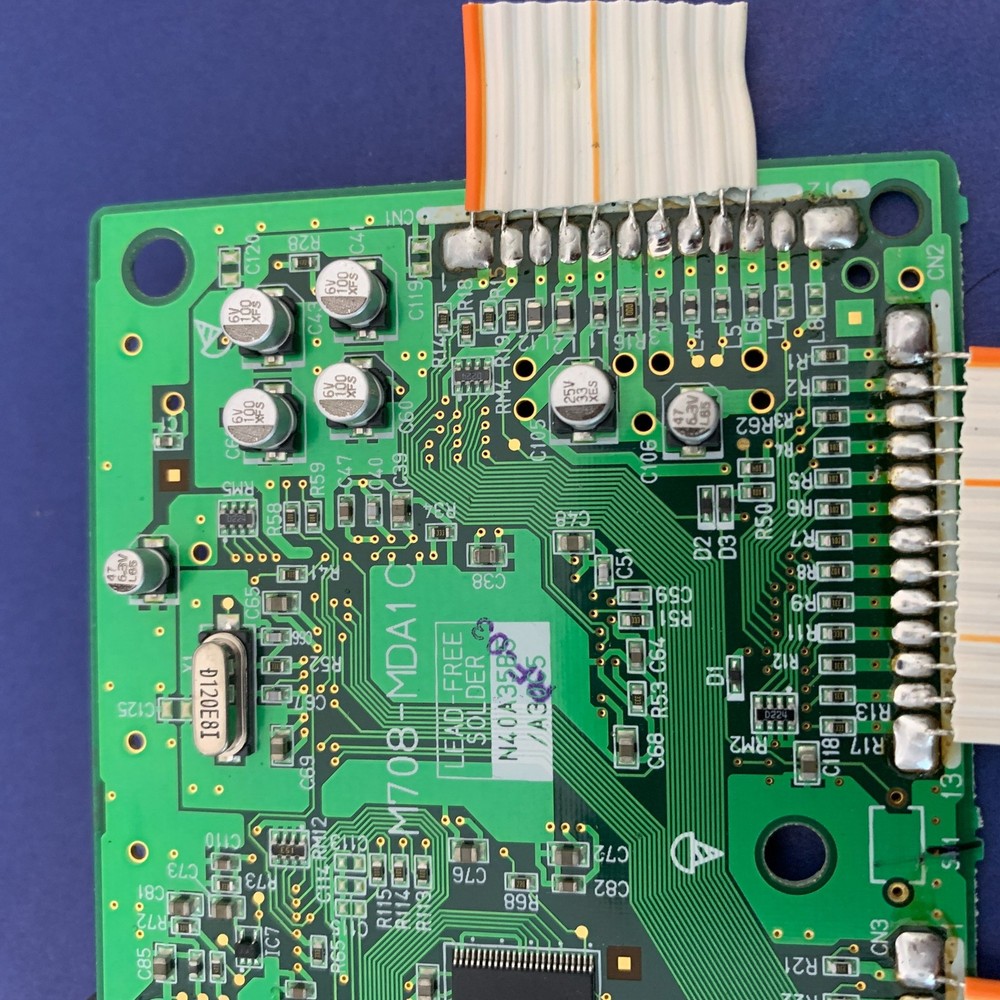 CASIO WK-110 Keyboard Used Part: USB Port Processor Circuit Board PCB M708-MDA1