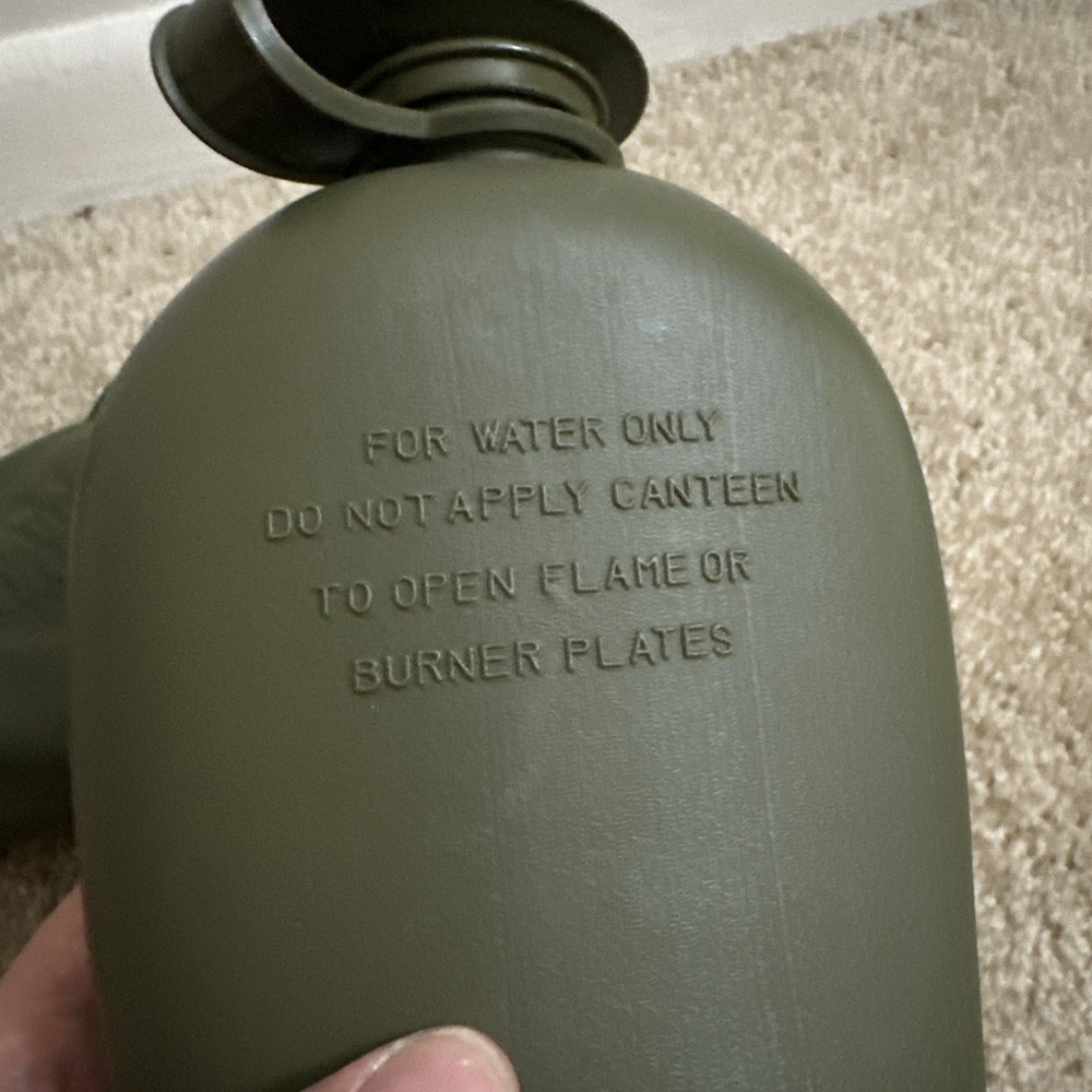 Plastic Canteen Military Green