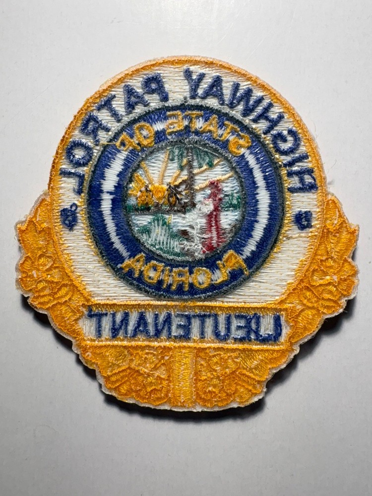 Florida Highway Patrol Lieutenant Patch