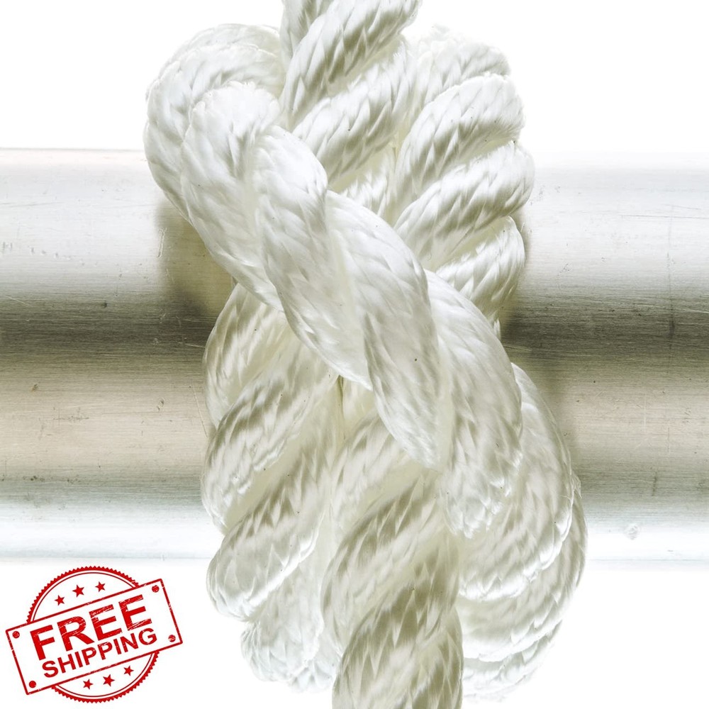 SEACHOICE 3-Strand Twisted Nylon Dock Line