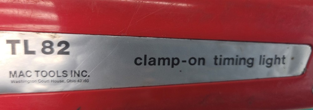 Mac Tools TL82 Inductive Pick-up Timing Light