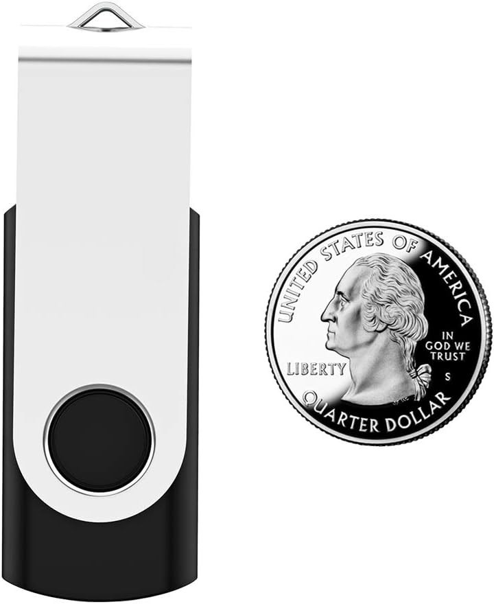 Compact 10 Pack 1GB Black USB Drives - Gift-Ready & Portable Storage Solutions