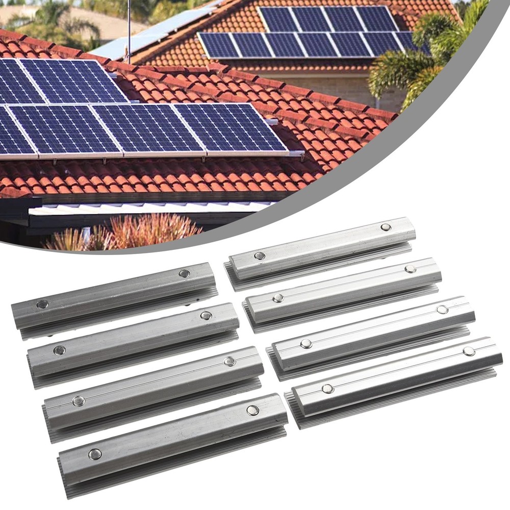 Solar Module Connection Block Guide Rail Connector Mounting Connection