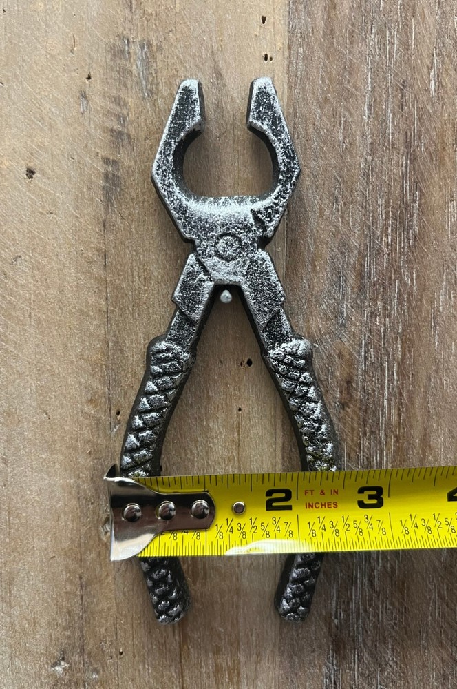 Pliers Cast Iron Bottle Opener 6" x 2.5"