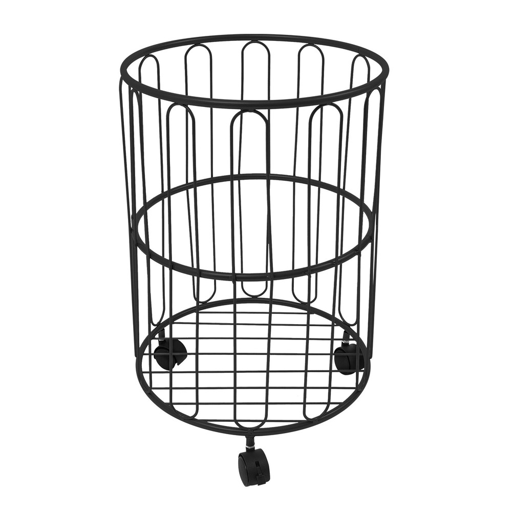 Laundry Hamper with Wheels Clothes Laundry Basket Rolling Laundry Cart