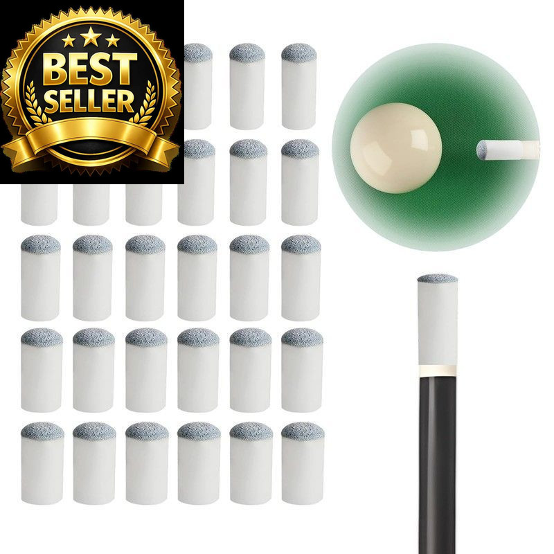 lyforx 50pcs Slip On Pool Cue Tips Replacement Billiard 5